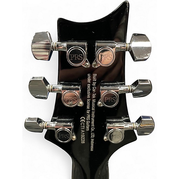 Used PRS SE Custom 22 Trans Black Solid Body Electric Guitar