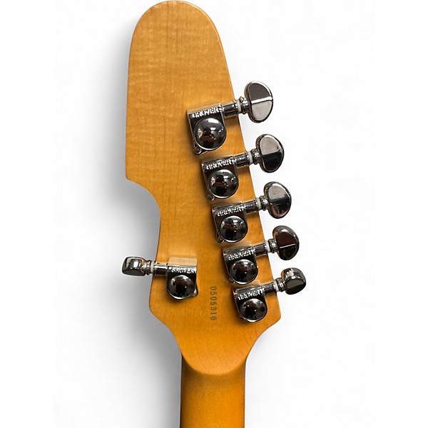 Used Schecter Guitar Research Banshee Teal Sparkle Solid Body Electric Guitar