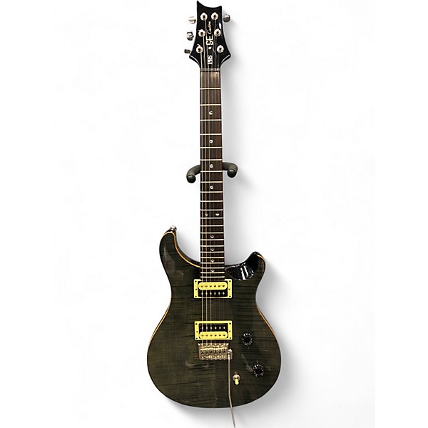 Used PRS SE Custom 22 Trans Black Solid Body Electric Guitar