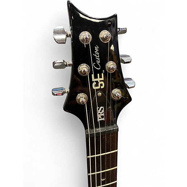 Used PRS SE Custom 22 Trans Black Solid Body Electric Guitar