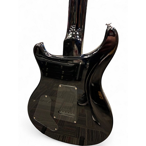 Used PRS SE Custom 22 Trans Black Solid Body Electric Guitar