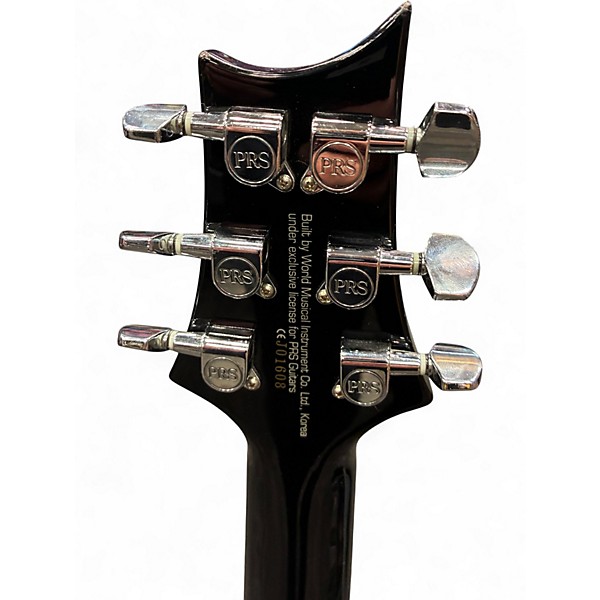 Used PRS SE Custom 22 Trans Black Solid Body Electric Guitar
