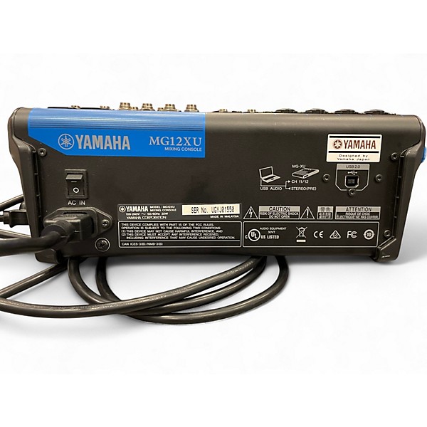 Used Yamaha MG12XU Unpowered Mixer