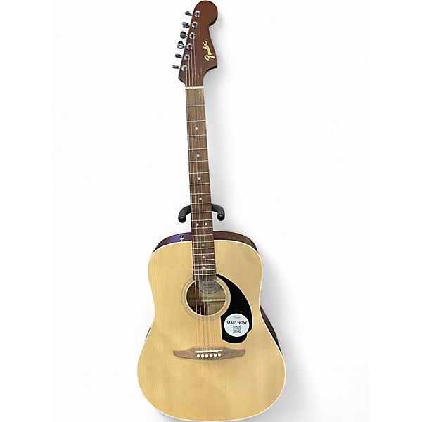 Used Fender Redondo Natural Acoustic Electric Guitar