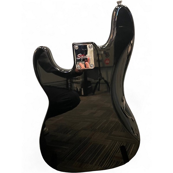 Used Squier Affinity Precision Bass Black Electric Bass Guitar