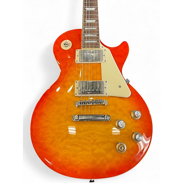 Used Epiphone Les Paul Standard 1960's Cherry Sunburst Solid Body Electric Guitar