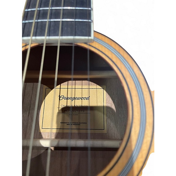 Used Orangewood OLIVER S AN RETRO Natural Acoustic Guitar