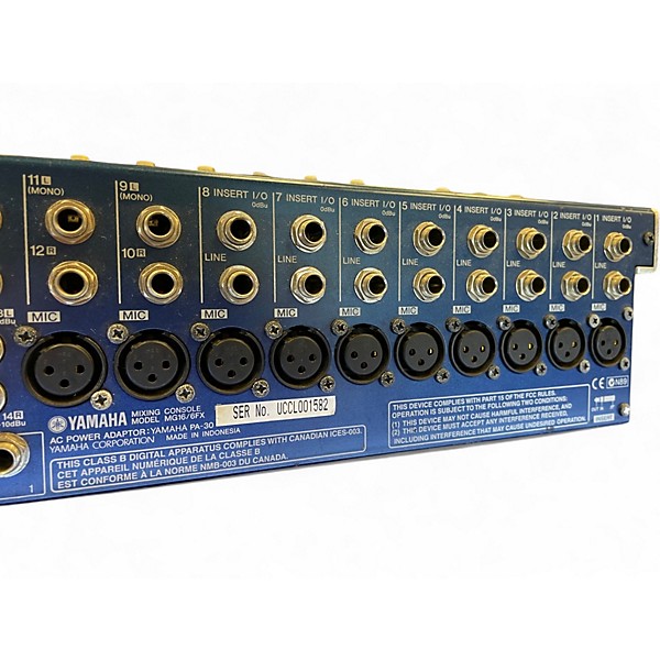 Used Yamaha MG16/6FX Unpowered Mixer