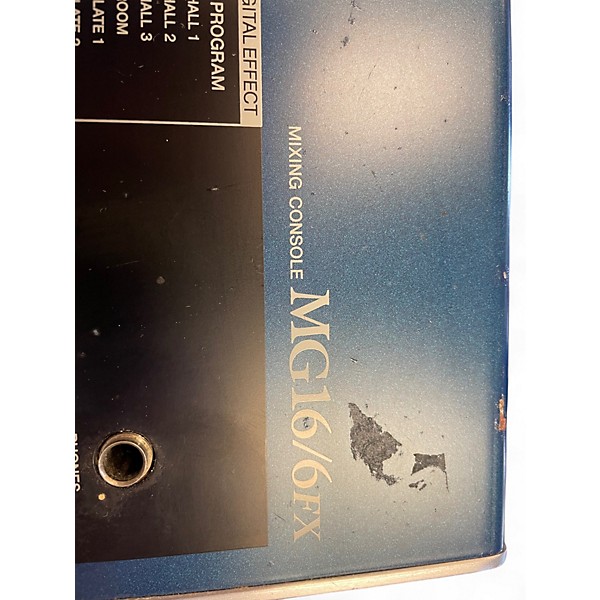 Used Yamaha MG16/6FX Unpowered Mixer