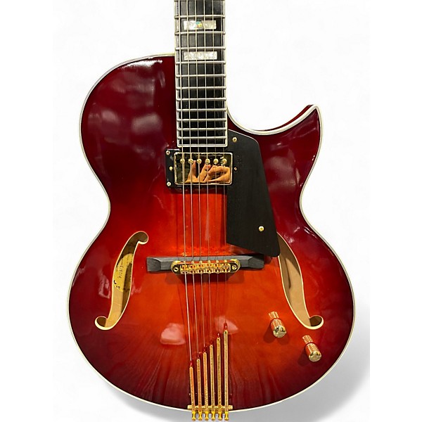 Used Conti ENTRADA HOLLOW BODY WINE Hollow Body Electric Guitar