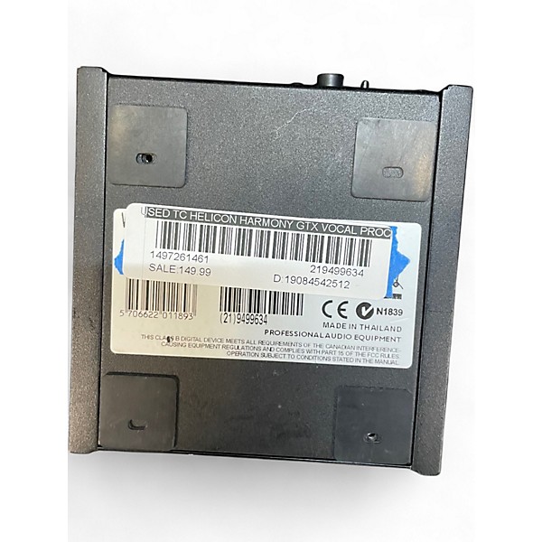 Used TC Helicon Harmony GTX Vocal Processor