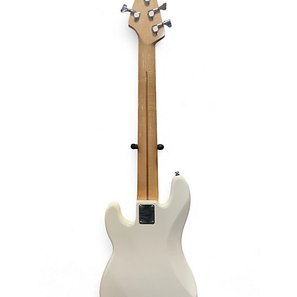 Used Basses Loaded 5 P White Electric Bass Guitar