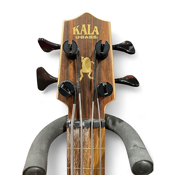 Used Kala Ubass Bass STRIPED EBONY Ukulele