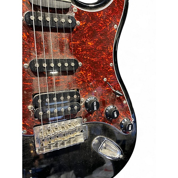 Used Donner designer series black Solid Body Electric Guitar