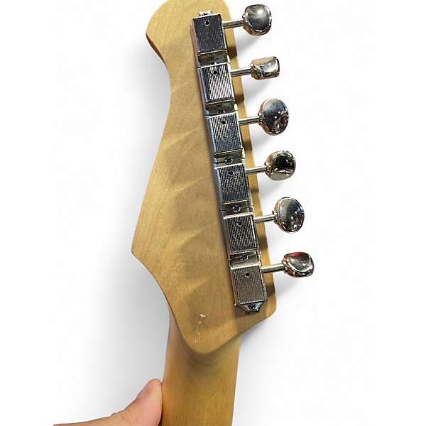 Used Donner designer series black Solid Body Electric Guitar