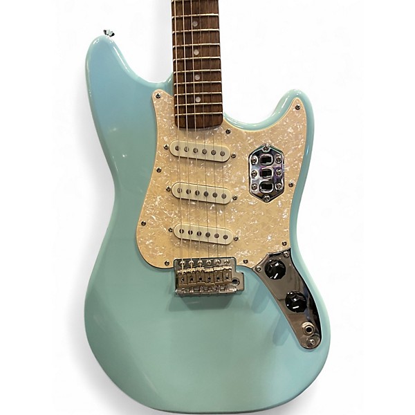 Used Squier CYCLONE Daphne Blue Solid Body Electric Guitar