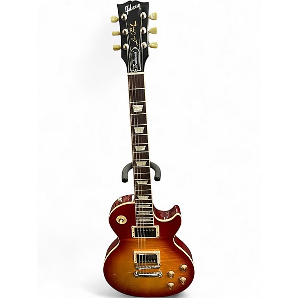Used Gibson Les Paul Traditional Heritage Cherry Sunburst Solid Body Electric Guitar