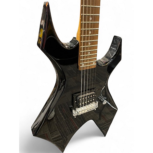 Used B.C. Rich Bronze Series Warlock Black Solid Body Electric Guitar