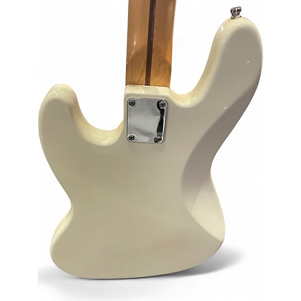 Used 1996 Fender Standard Jazz Bass Olympic White Electric Bass Guitar