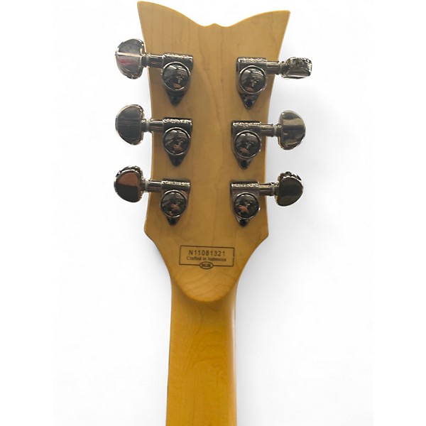 Used Schecter Guitar Research Damien Elite Solo Black Solid Body Electric Guitar