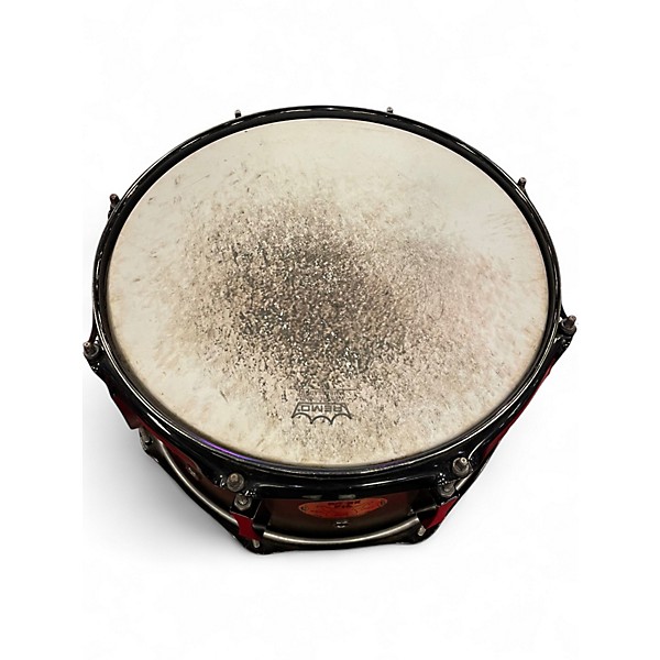 Used Pork Pie 13X7.5 Little Squealer Snare Satin Black Drum