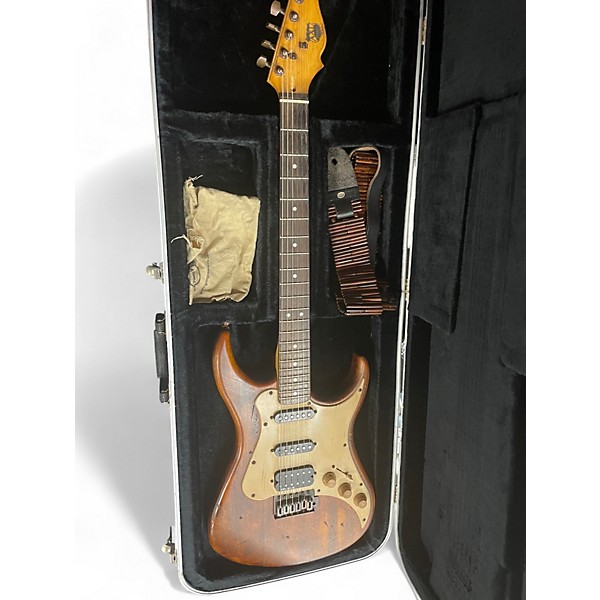 Used AXL BADWATER HSS DISTRESSED NATURAL Solid Body Electric Guitar
