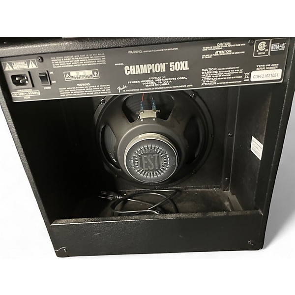 Used Fender CHAMPION 50XL Guitar Combo Amp