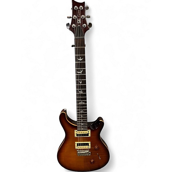 Used PRS SE Custom 24 2 Tone Sunburst Solid Body Electric Guitar