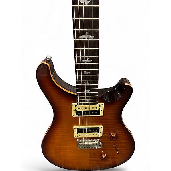 Used PRS SE Custom 24 2 Tone Sunburst Solid Body Electric Guitar