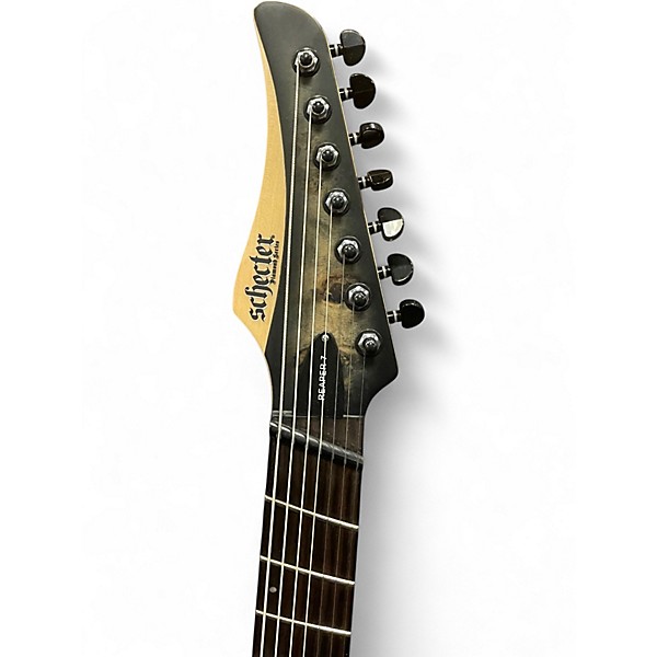 Used Schecter Guitar Research Reaper 7 Sky Burst Solid Body Electric Guitar