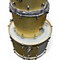 Used Ludwig 5 Piece Accent Gold Silver Drum Kit
