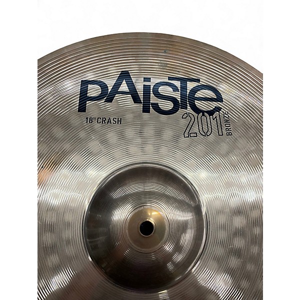 Used Paiste 18in Bronze 201 Cymbal