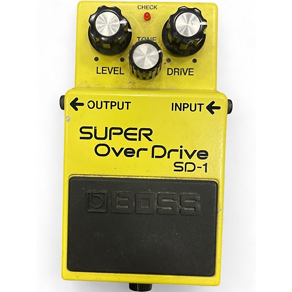 Used BOSS SD1 Super Overdrive Effect Pedal
