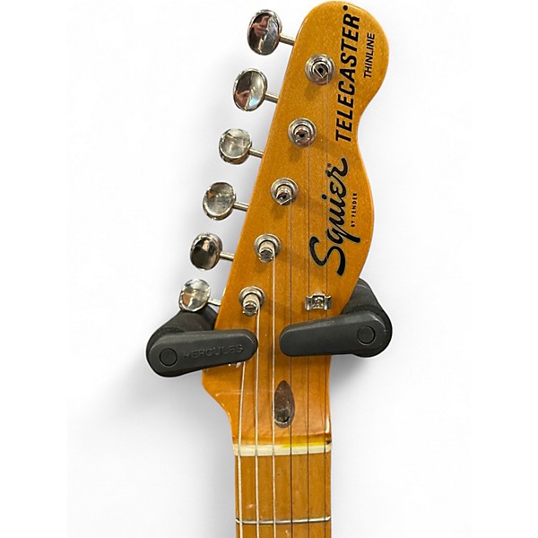 Used Squier Classic Vibe 70s Thinline Telecaster Natural Hollow Body Electric Guitar