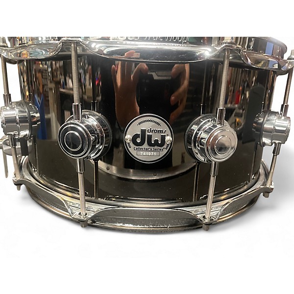 Used DW 6.5X14 Collector's Series Snare BLACK NICKEL Drum