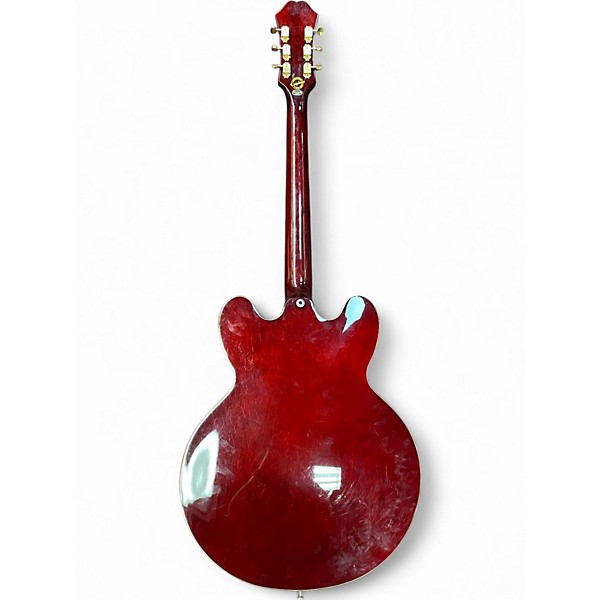 Used Epiphone Riviera P93 Wine Red Hollow Body Electric Guitar