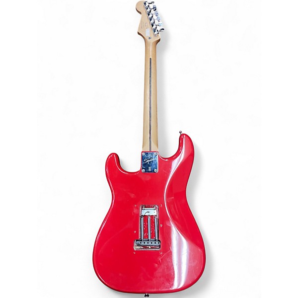 Used Squier Bullet Stratocaster Fiesta Red Solid Body Electric Guitar