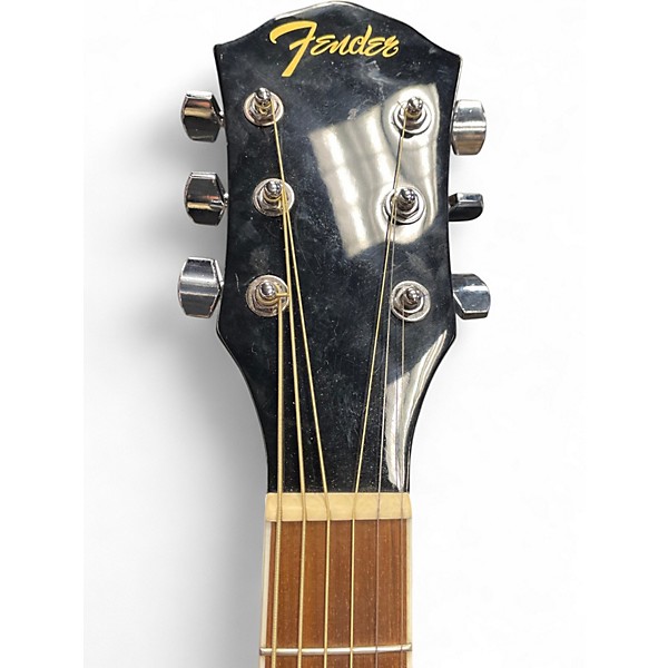 Used Fender FA-135CE Black Acoustic Electric Guitar