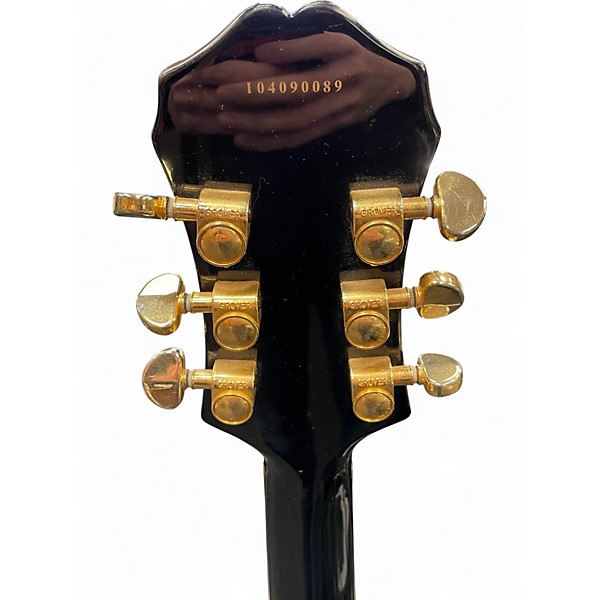 Used Epiphone Sheraton II Ebony Hollow Body Electric Guitar