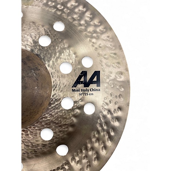 Used SABIAN 10in AA Mini Holy China Cymbal