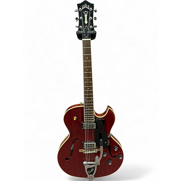 Used Guild Starfire III Cherry Hollow Body Electric Guitar