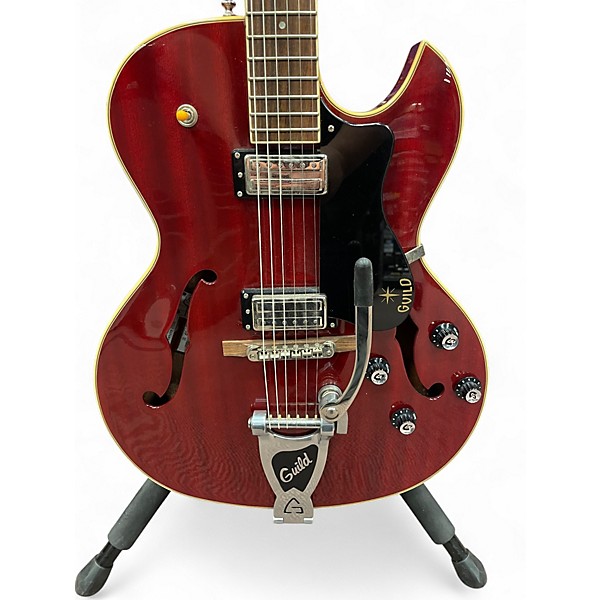 Used Guild Starfire III Cherry Hollow Body Electric Guitar