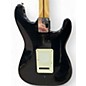 Used Fender Standard Stratocaster Left Handed Black Electric Guitar