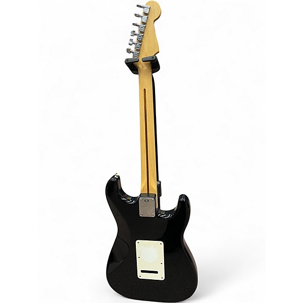 Used Fender Standard Stratocaster Left Handed Black Electric Guitar