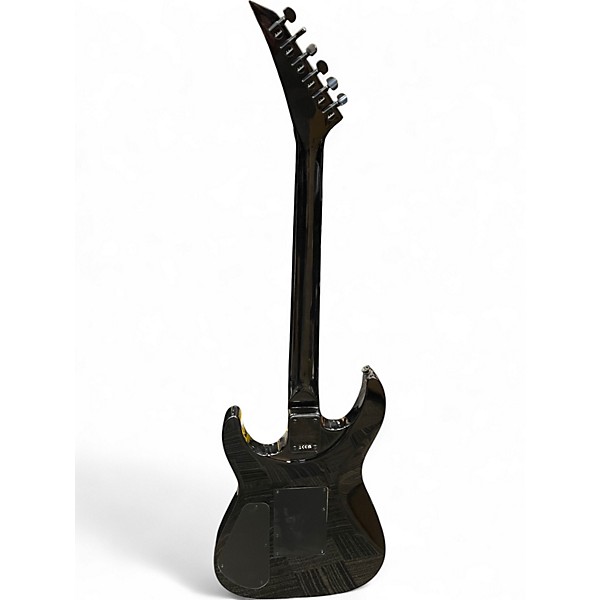 Used Jackson JS34Q Dinky Silver Burst Solid Body Electric Guitar