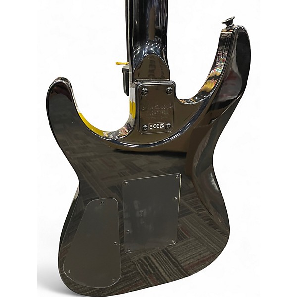 Used Jackson JS34Q Dinky Silver Burst Solid Body Electric Guitar