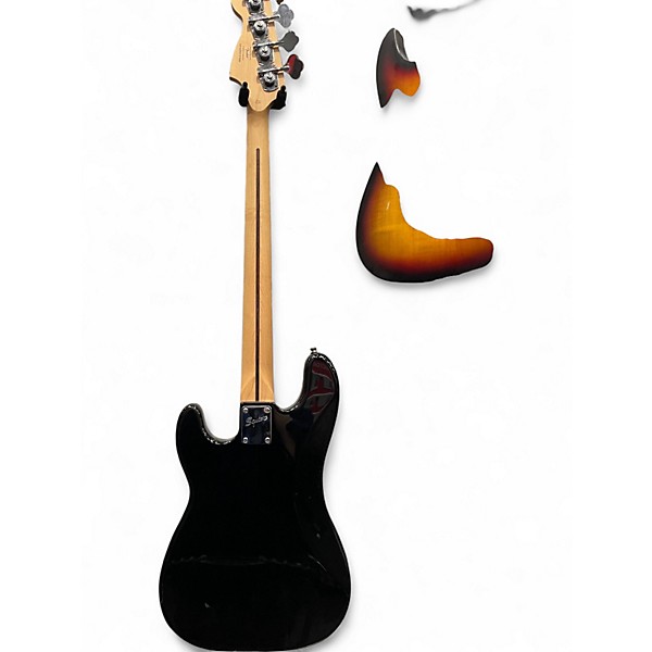 Used Squier Affinity Series P Bass Black Electric Bass Guitar