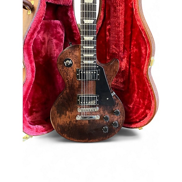 Used Gibson Les Paul Studio Faded Walnut Solid Body Electric Guitar