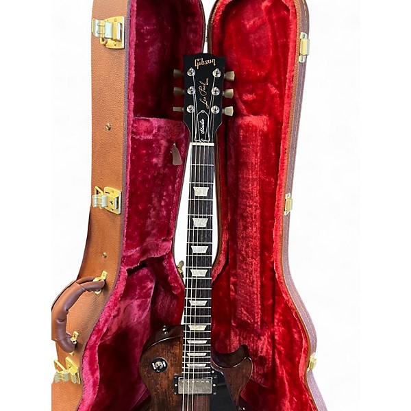 Used Gibson Les Paul Studio Faded Walnut Solid Body Electric Guitar