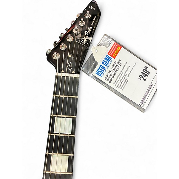Used Harley Benton Extreme 76 Black Solid Body Electric Guitar
